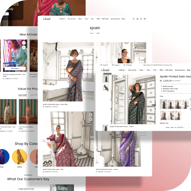 Laya Silver ecommerce project