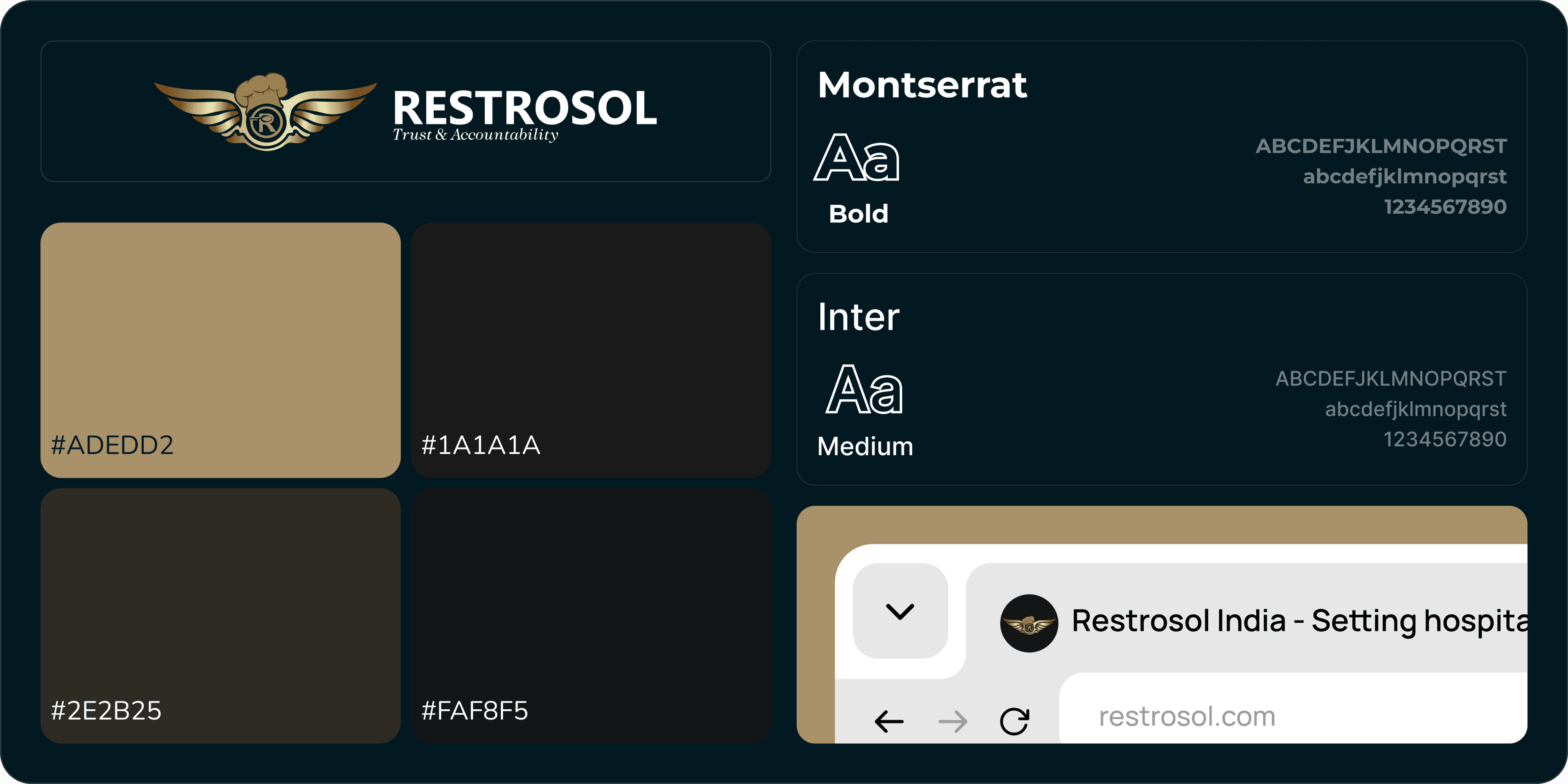 Restrosol brand style guide